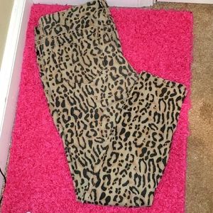 Women's Leopard Jeans